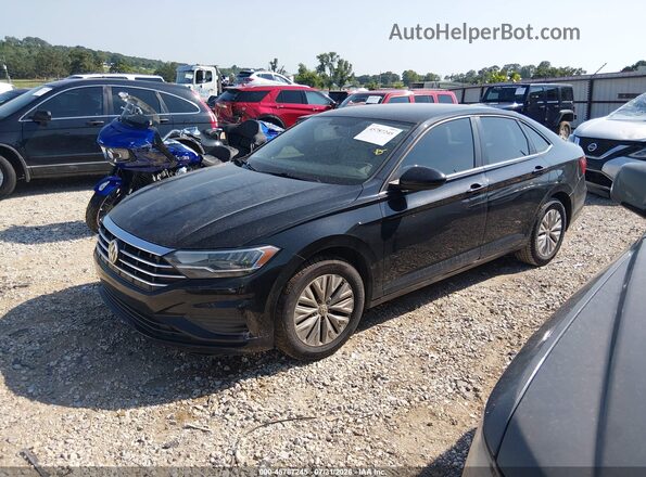 3VWN57BU3KM106696 2019 VOLKSWAGEN JETTA Black Vista tres cuartos delantera izquierda