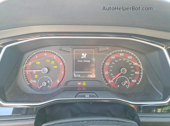 3VWN57BU3KM259627 2019 VOLKSWAGEN JETTA White Widok zestawu wskaźników