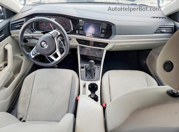 3VWN57BU4KM215233 2019 VOLKSWAGEN JETTA Black Vista del salpicadero