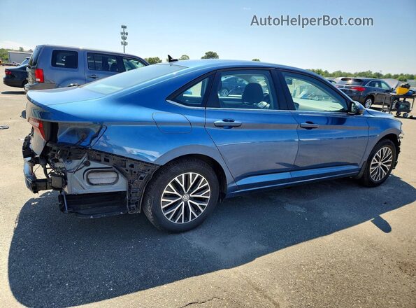 3VWN57BU4MM052909 2021 VOLKSWAGEN JETTA Blue Trasero derecho