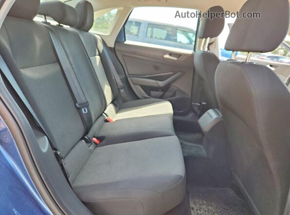 3VWN57BU4MM052909 2021 VOLKSWAGEN JETTA Blue Vista de los asientos traseros