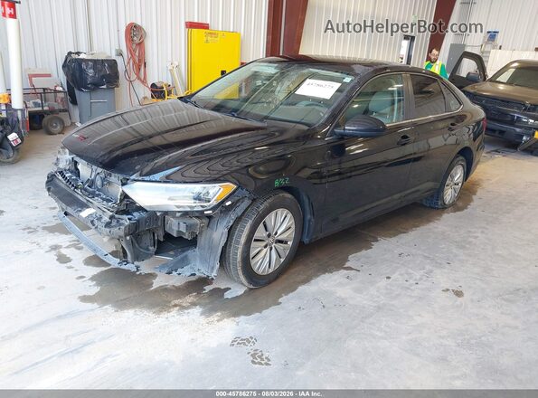 3VWN57BU5KM214950 2019 VOLKSWAGEN JETTA Black Vista tres cuartos delantera izquierda