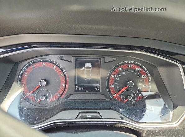 3VWN57BU5MM098264 2021 VOLKSWAGEN JETTA Белый Вид щитка приборов