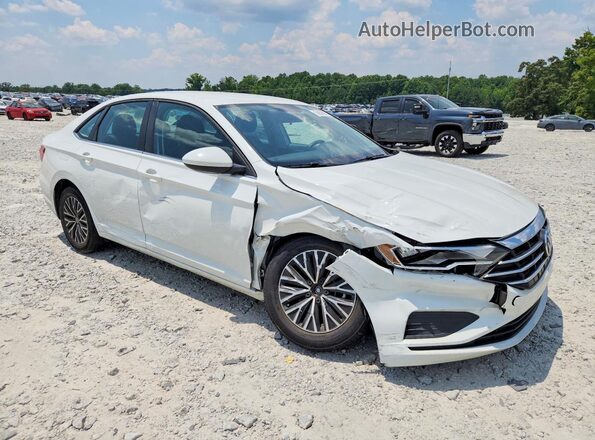 3VWN57BU5MM098264 2021 VOLKSWAGEN JETTA Белый Передняя правая четверть