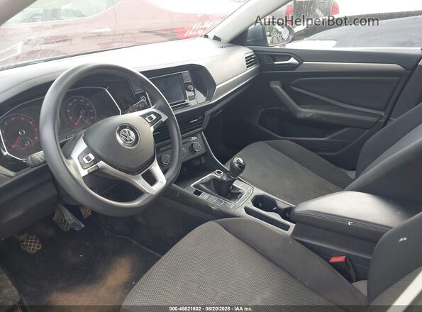 3VWN57BU6KM003997 2019 VOLKSWAGEN JETTA Серый Вид салона спереди