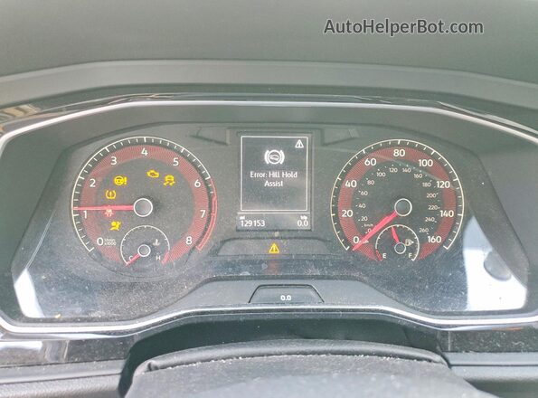 3VWN57BU9KM045404 2019 VOLKSWAGEN JETTA Black Widok zestawu wskaźników