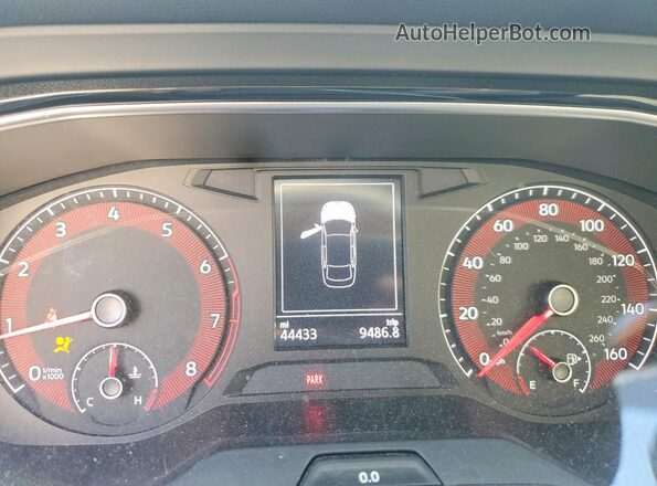 3VWN57BU9MM054574 2021 VOLKSWAGEN JETTA Blue ხელსაწყოთა პანელის ხედი