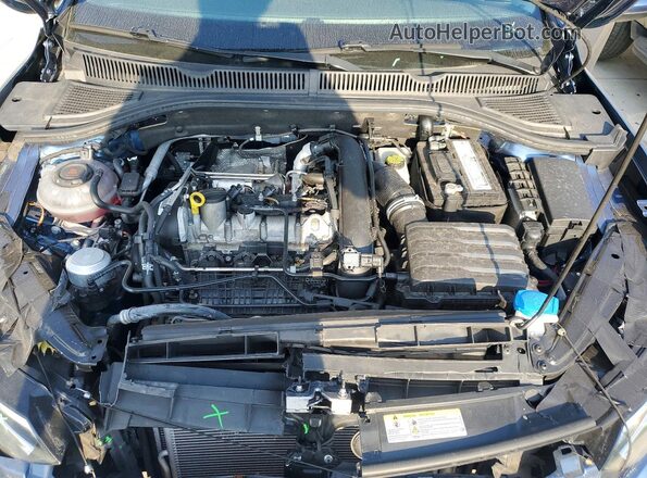 3VWN57BU9MM054574 2021 VOLKSWAGEN JETTA Blue უკანა სალონის ხედი