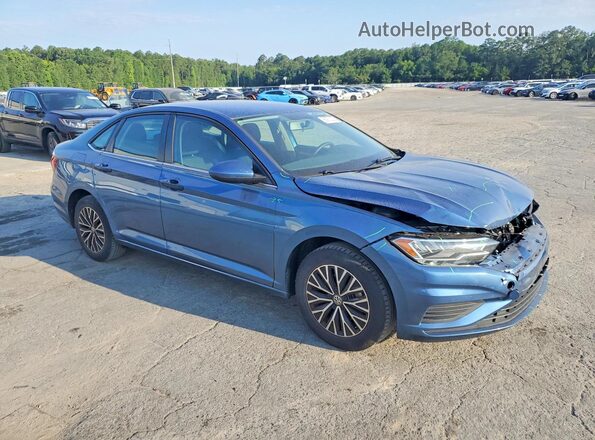 3VWN57BU9MM054574 2021 VOLKSWAGEN JETTA Blue წინა მარჯვენა