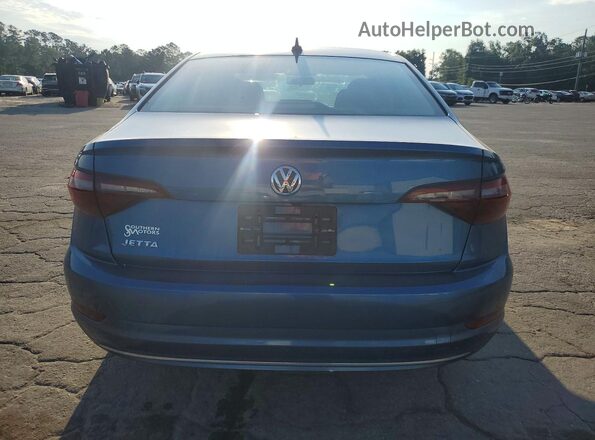 3VWN57BU9MM054574 2021 VOLKSWAGEN JETTA Blue უკანა ხედი