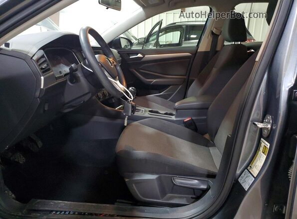 3VWN57BUXKM265599 2019 VOLKSWAGEN JETTA Gray Вид салону спереду