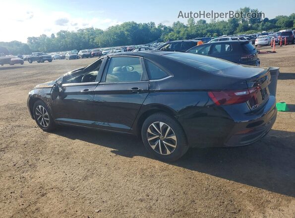 3VWNM7BU8NM026799 2022 VOLKSWAGEN JETTA Black Tył lewy
