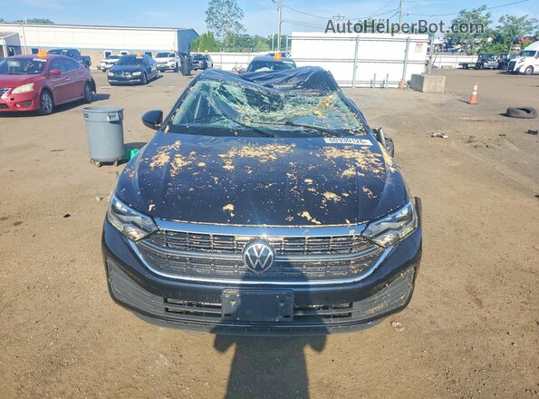 3VWNM7BU8NM026799 2022 VOLKSWAGEN JETTA Black Widok z przodu
