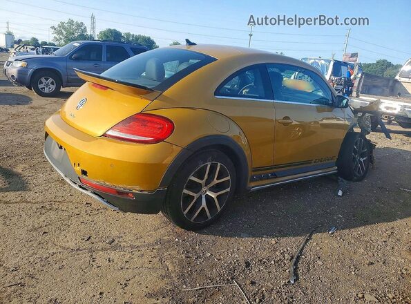 3VWS17AT4GM634276 2016 VOLKSWAGEN BEETLE Gold Trasero derecho