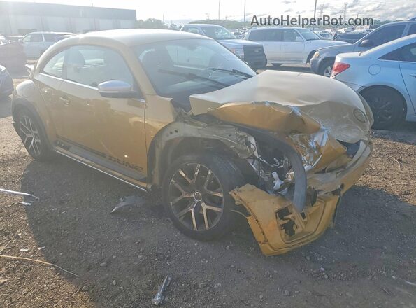 3VWS17AT4GM634276 2016 VOLKSWAGEN BEETLE Gold Delantero derecho