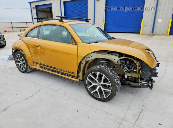 3VWS17AT8GM634295 2016 VOLKSWAGEN BEETLE Gold Delantero derecho