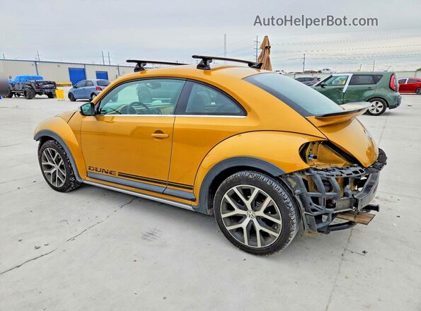3VWS17AT8GM634295 2016 VOLKSWAGEN BEETLE Gold Trasero izquierdo