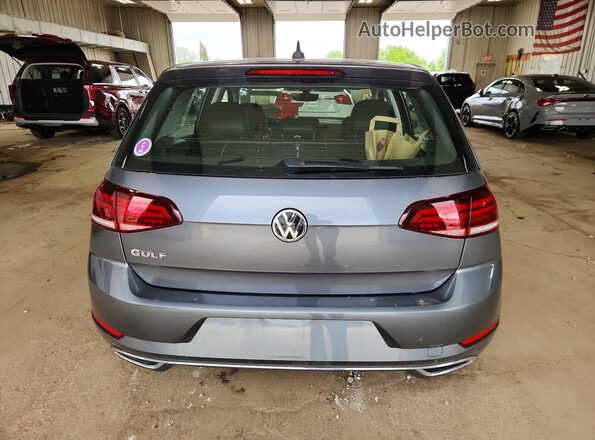 3VWW57AU7MM004889 2021 VOLKSWAGEN GOLF Gray უკანა ხედი