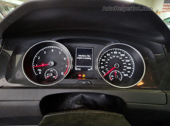 3VWW57AU7MM004889 2021 VOLKSWAGEN GOLF Gray ხელსაწყოთა პანელის ხედი