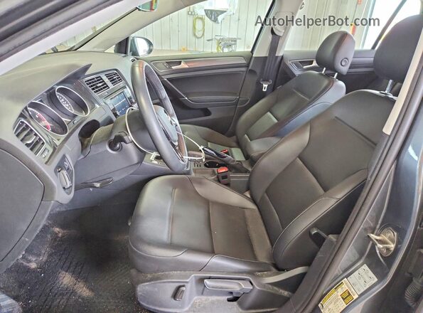 3VWW57AU7MM004889 2021 VOLKSWAGEN GOLF Gray წინა სალონის ხედი