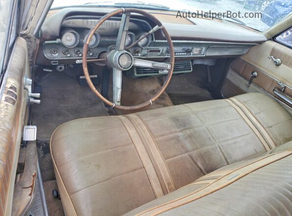 3W63Y501070 1963 MERCURY MONTEREY Beige Vista del salpicadero