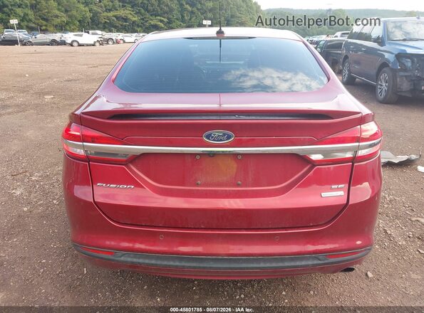 3fa6p0hd6hr313357 2017 FORD FUSION Red 