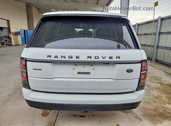 SALGS5RE1JA390129 2018 LAND ROVER RANGE White Vista interior delantera