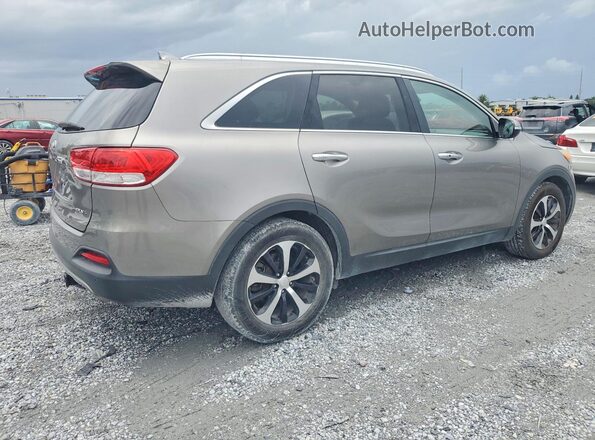 5XYPH4A53JG426768 2018 KIA SORENTO Серый Передняя правая четверть