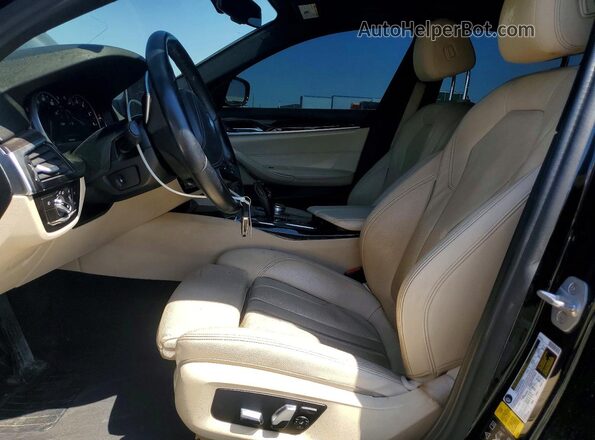 WBAJA7C38HG906929 2017 BMW 5 SERIES Черный Вид панели приборов