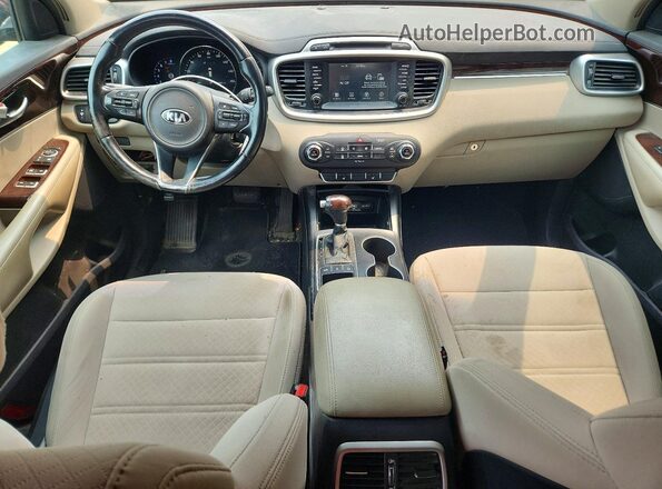 5XYPGDA5XHG240299 2017 KIA SORENTO Burgundy Vista del cuadro de instrumentos