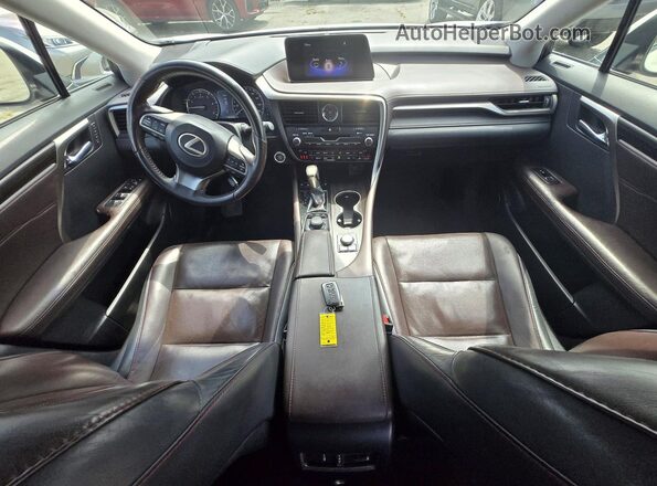 2T2BZMCA4HC076778 2017 LEXUS RX Gray Vista de los asientos traseros