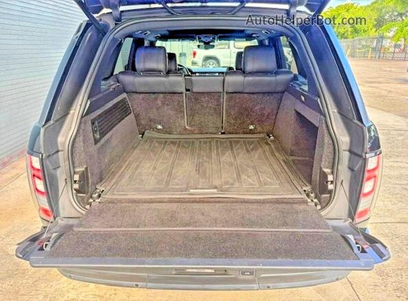 SALGS2FK7HA368610 2017 LAND ROVER RANGE ROVER Черный Вид салона спереди
