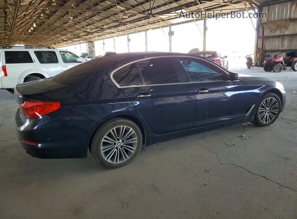 WBAJE5C33HG914221 2017 BMW 5 SERIES Синий Передняя правая четверть