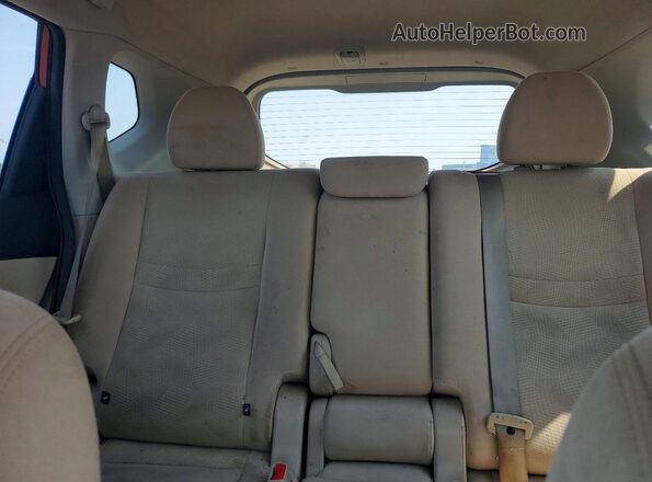 5N1AT2MV3GC740871 2016 NISSAN ROGUE Red Սալոնի հետևի տեսք