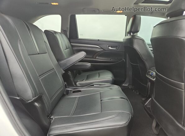 5TDYZRFH0KS345135 2019 TOYOTA HIGHLANDER White ძრავის განყოფილების ხედი
