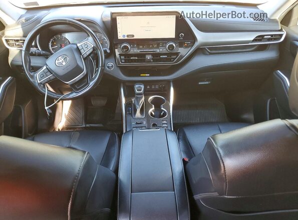 5TDKDRBH2PS515383 2023 TOYOTA HIGHLANDER Gray Instrument cluster view