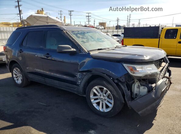 1FM5K7BHXGGC05267 2016 FORD EXPLORER Blue Vista frontal