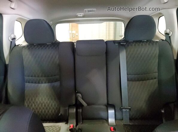 5N1AT2MT1JC788343 2018 NISSAN ROGUE Black Rear interior view
