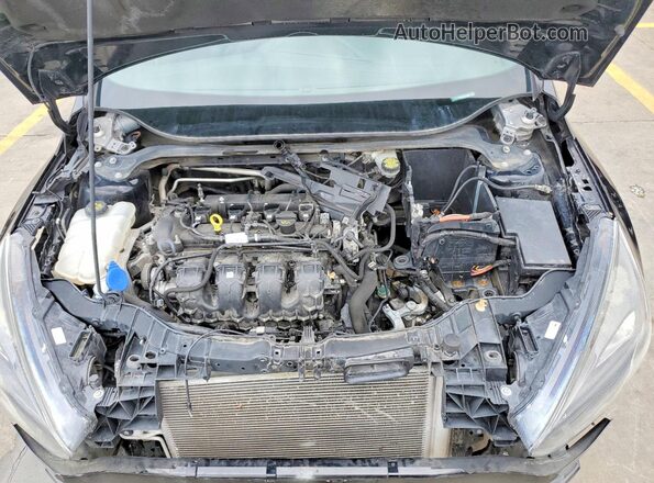 1FADP3L99GL371245 2016 FORD FOCUS Black Вид підкапотного простору