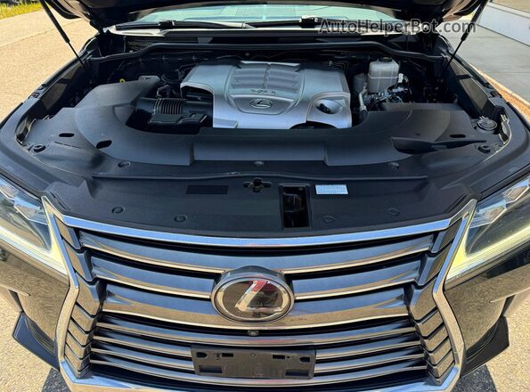 JTJHY7AX3J4262165 2018 LEXUS LX Black Вид панелі приладів