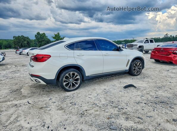 5UXKU0C53G0F92297 2016 BMW X6 White Przód prawy