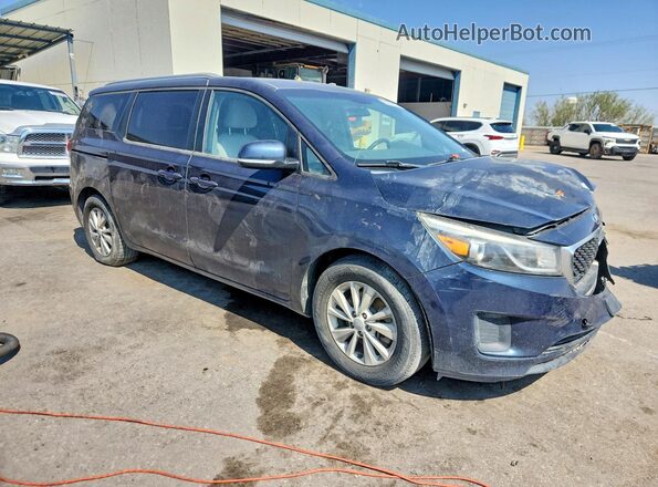 KNDMB5C16G6097676 2016 KIA SEDONA Угольный Вид спереди
