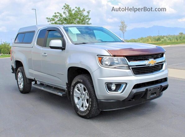 1GCHTCEN4J1169479 2018 CHEVROLET COLORADO Silver Trasero izquierdo
