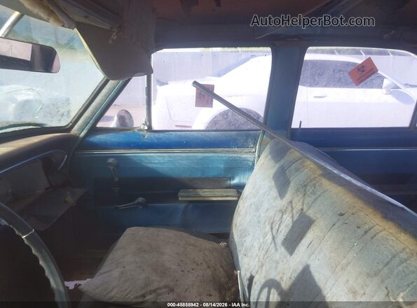 40469N148474      1970 CHEVROLET NOVA Blue Widok naklejki z numerem VIN