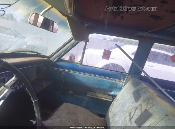 40469N148474      1970 CHEVROLET NOVA Blue Widok tylnych siedzeń