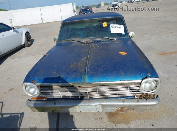 40469N148474      1970 CHEVROLET NOVA Blue Widok zestawu wskaźników