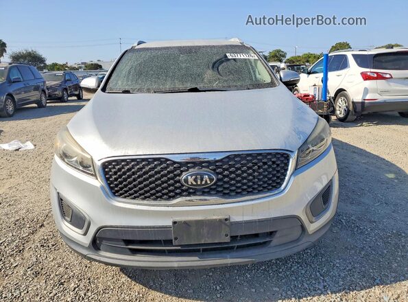 5XYPG4A30GG052274 2016 KIA SORENTO Silver Вид ззаду