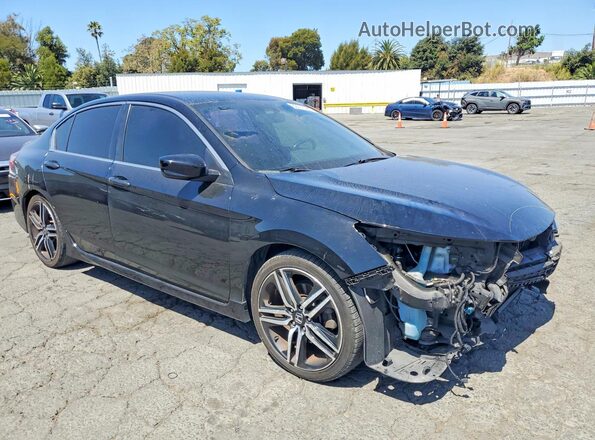 1HGCR2F55GA175769 2016 HONDA ACCORD Black Vista frontal