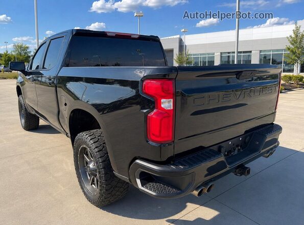 3GCUYEED9LG422061 2020 CHEVROLET SILVERADO Black Delantero derecho