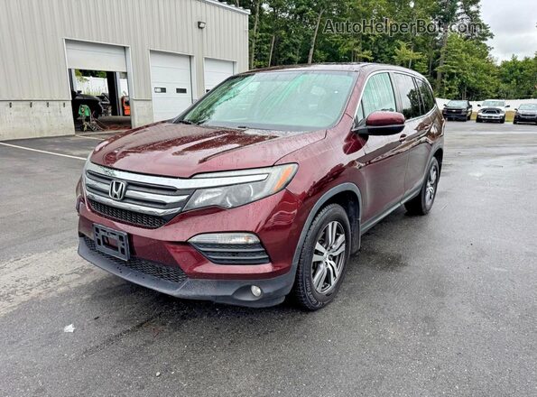 5FNYF6H30JB068059 2018 HONDA PILOT Красный Задняя левая четверть